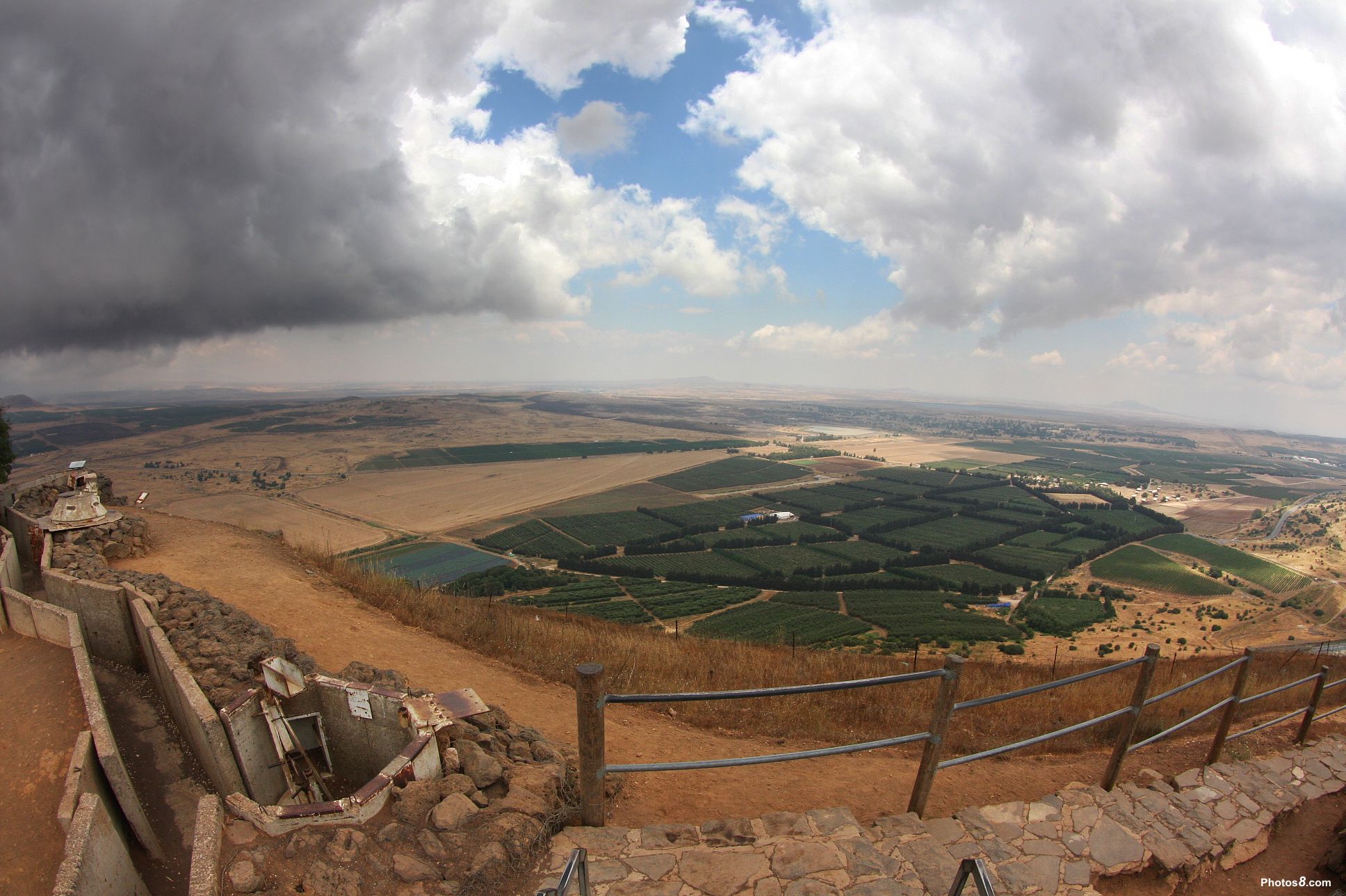 Syria from Golan Heights