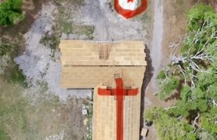 Florida Bible Training Center roof cross