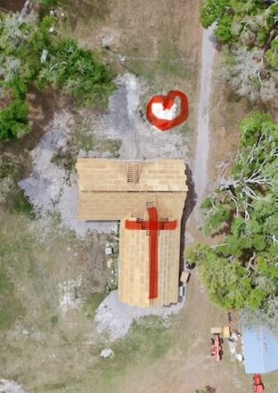 Florida Bible Training Center roof cross