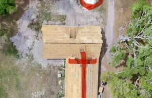 Florida Bible Training Center roof cross