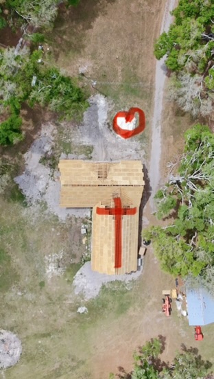 Florida Bible Training Center roof cross