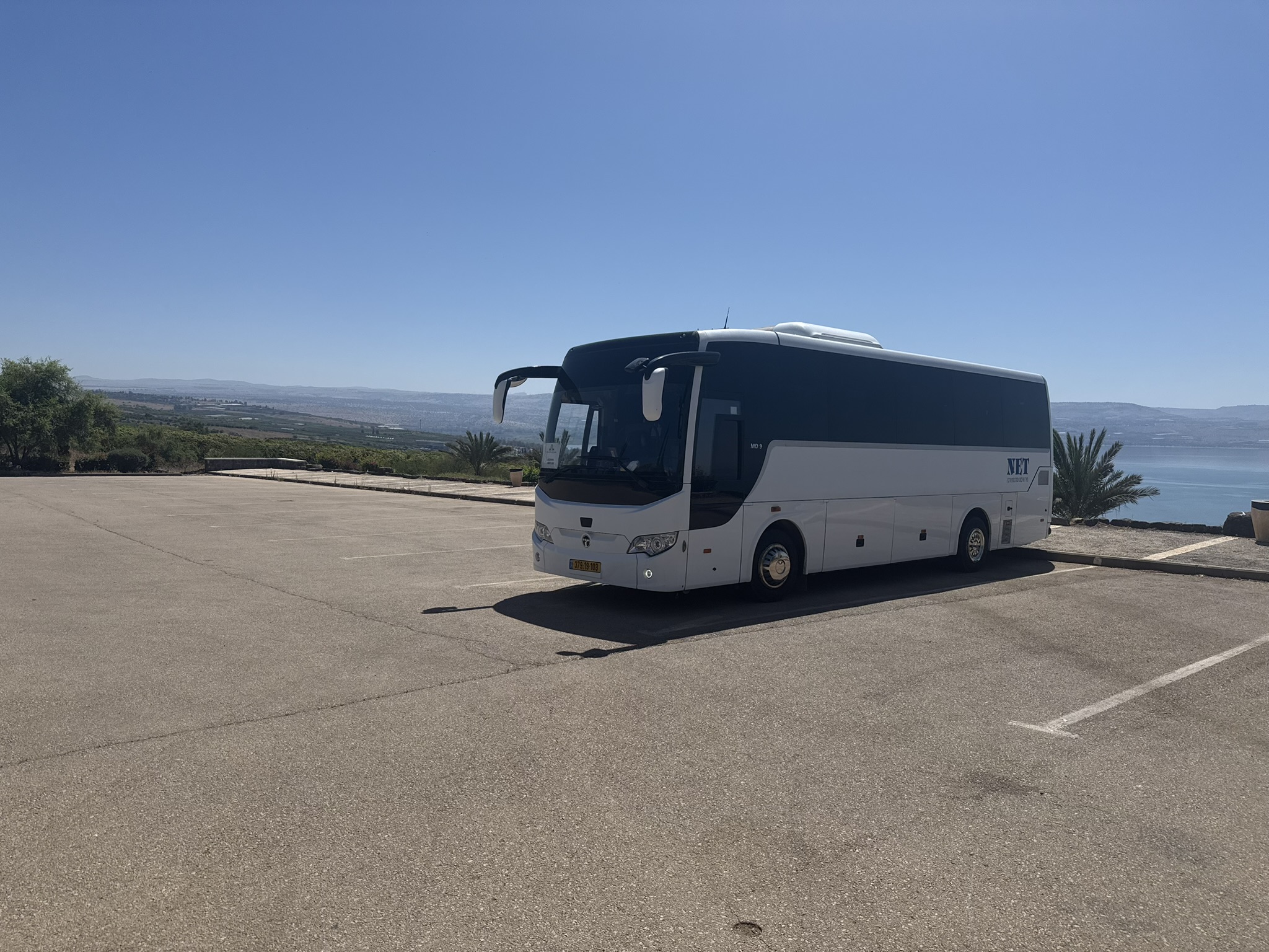 mt of beautitudes lonely bus