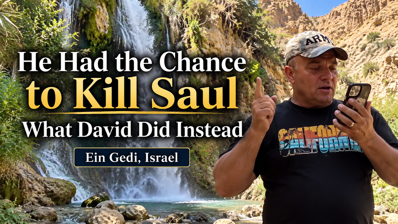 David had the chance to kill saul engedi